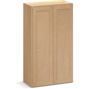 RELIABILT Parkstone II Wall Cabinet, Wheat Stained, 24" W, 2 Doors, Fully Assembled - 641521 | Lowe's Pro Supply